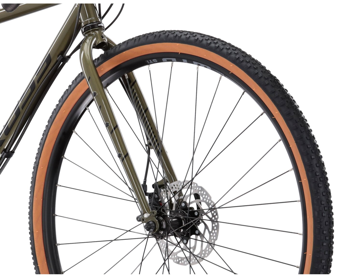  Stalowa rama, sztywny stalowy widelec i opony 28 cali w rowerze gravelowym Kross Esker 4.0 