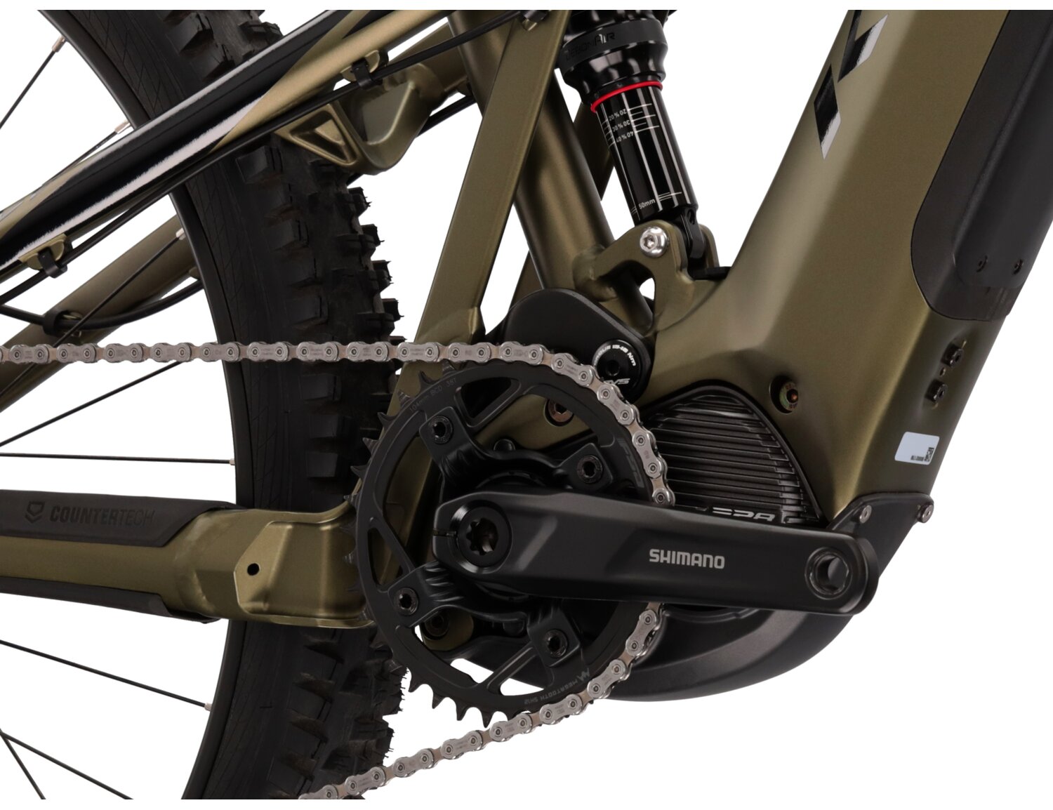 Zamontowana w ramie bateria Simplo o pojemności 630 WH w elektrycznym rowerze górskim Ebike MTB XC Full Suspension KROSS Soil Boost 2.0 630 Wh 