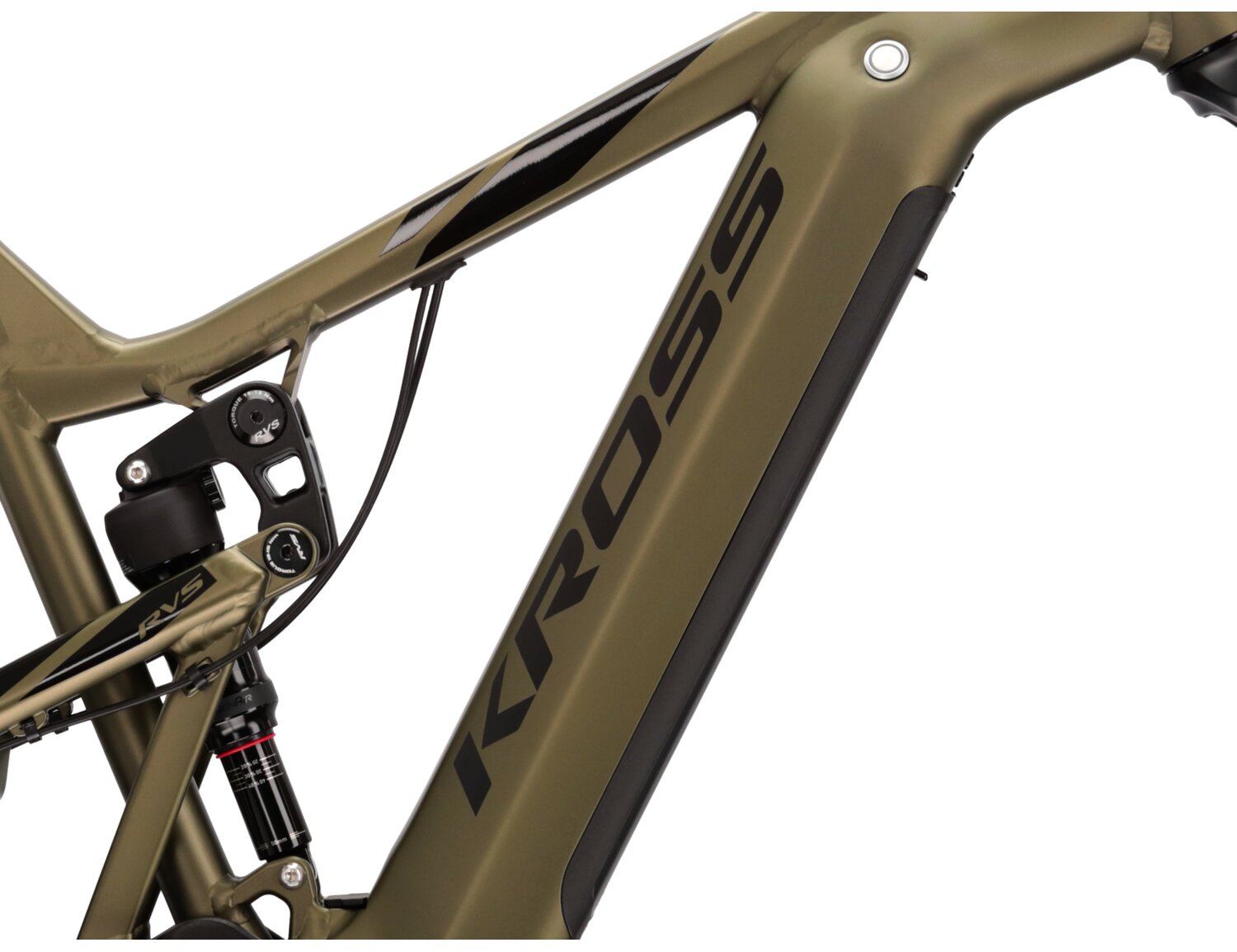  Tylny amortyzator Rock Shox Deluxe Select RL w elektrycznym rowerze górskim Ebike MTB XC Full Suspension KROSS Soil Boost 2.0 630 Wh 