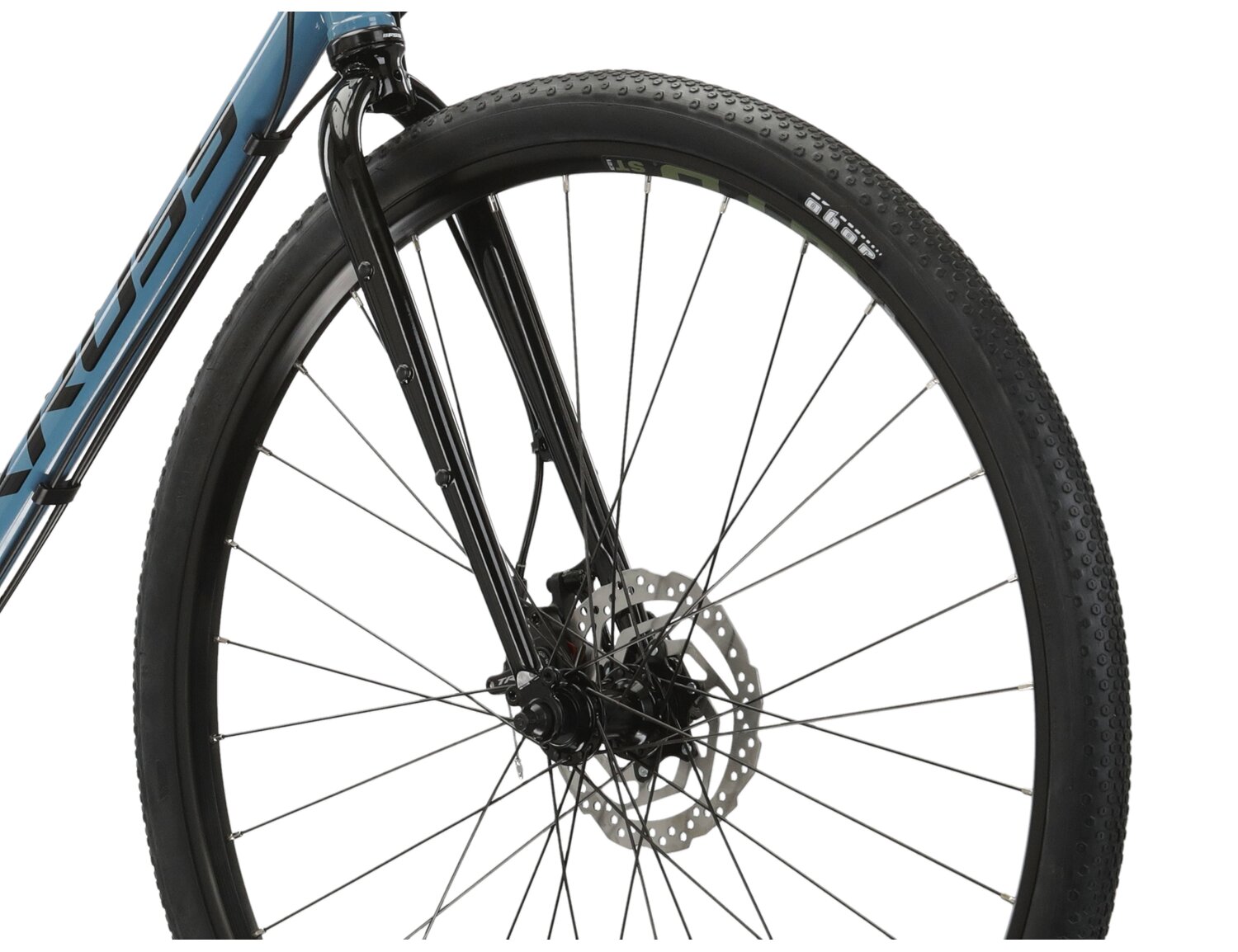  Stalowa rama, sztywny stalowy widelec oraz opony Wanda w rowerze gravelowym KROSS Esker 4.0 KRX 