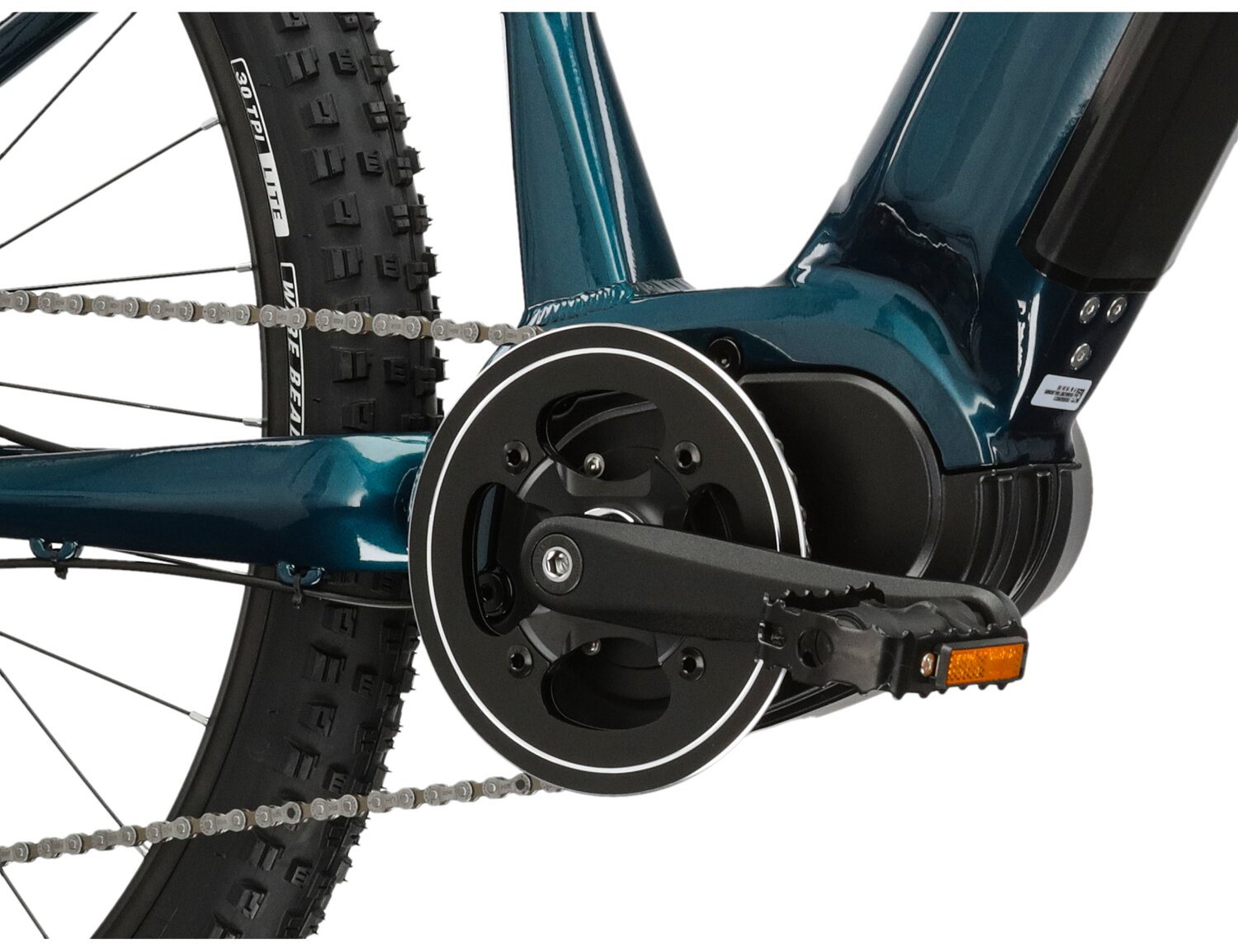 Zamontowana w ramie bateria Pathfinder o pojemności 576 WH w elektrycznym damskim rowerze górskim Ebike MTB Woman Ebike KROSS Lea Boost 3.0 576 Wh 