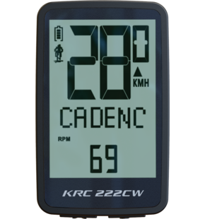 Licznik rowerowy bezprzewodowy KRC 222CW, 22 funkcje