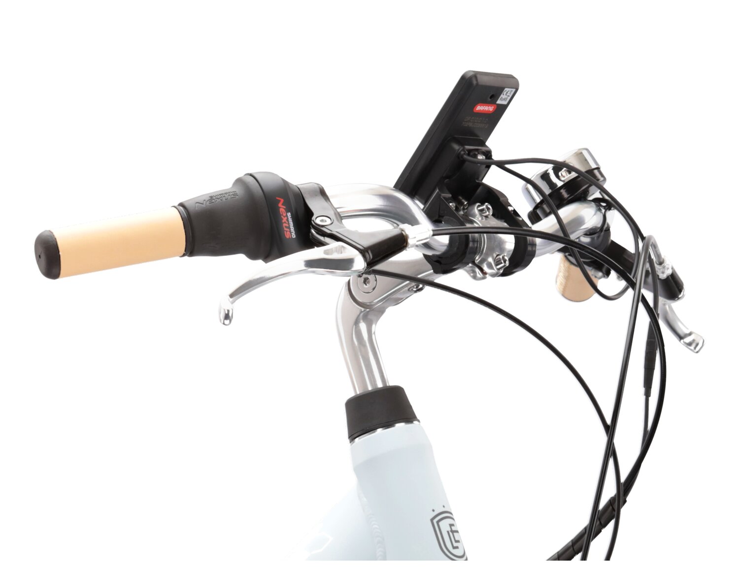 Aluminowa rama oraz kierownica w elektrycznym rowerze miejskim Ebike City Le Grand Elille 2 447 Wh 