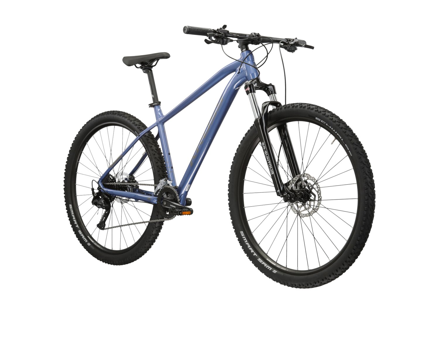  Rower górski MTB XC KROSS Level 2.0 na aluminiowej ramie w kolorze niebieskim wyposażony w osprzęt Shimano