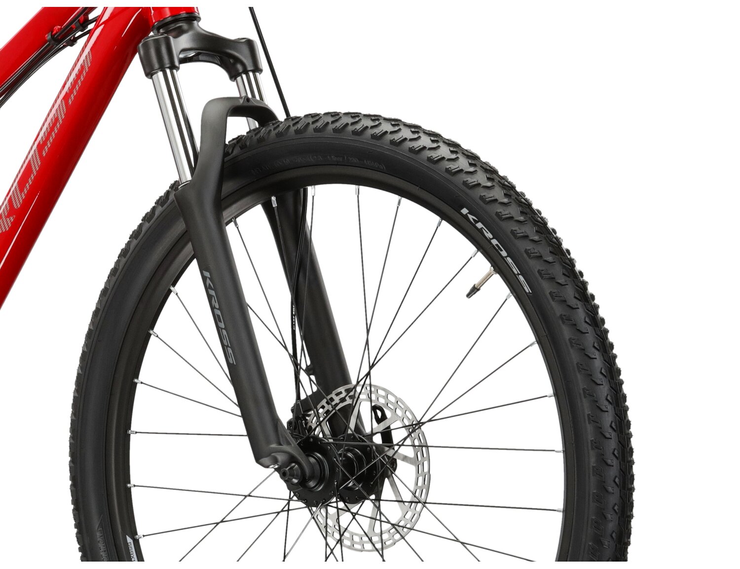  Aluminowa rama, amortyzowany widelec Zoom Forgo656 o skoku 80mm oraz opony o szerokości 2,1 cala w rowerze juniorskim KROSS Esprit JR 1 