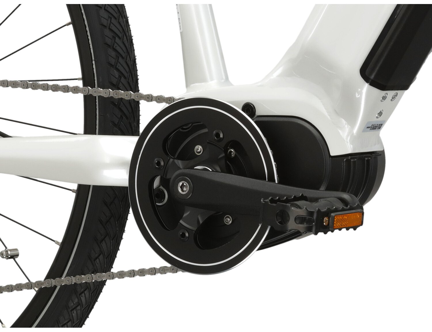 Zamontowana w ramie bateria Greenway Pathfinder o pojemności 882 WH w elektrycznym rowerze crossowym Ebike KROSS Evado Hybrid 3.0 882 Wh UNI 