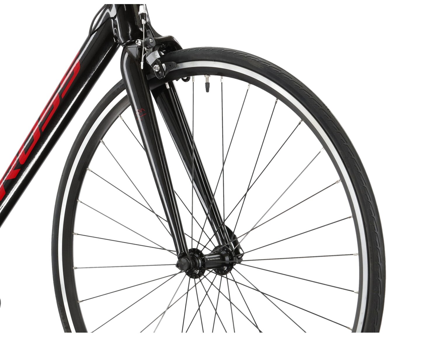  Aluminiowa rama, sztywny carbonowy widelec oraz opony Wanda w rowerze szosowym KROSS Vento 2.0 