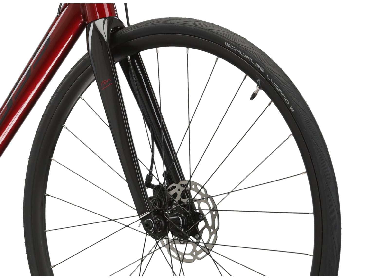  Aluminiowa rama, sztywny carbonowy widelec oraz opony Schwalbe w rowerze szosowym KROSS Vento DSC 4.0 