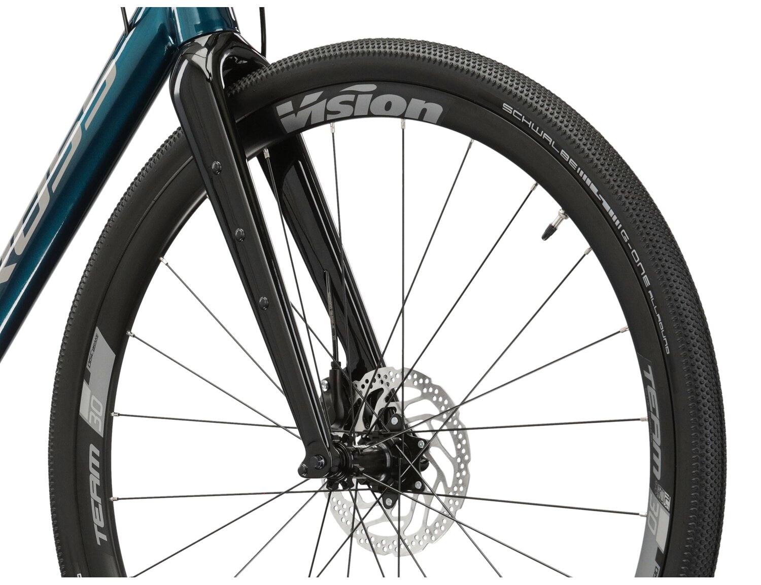  Aluminiowa rama, sztywny carbonowy widelec oraz opony Schwalbe w rowerze gravelowym KROSS Esker 5.0 