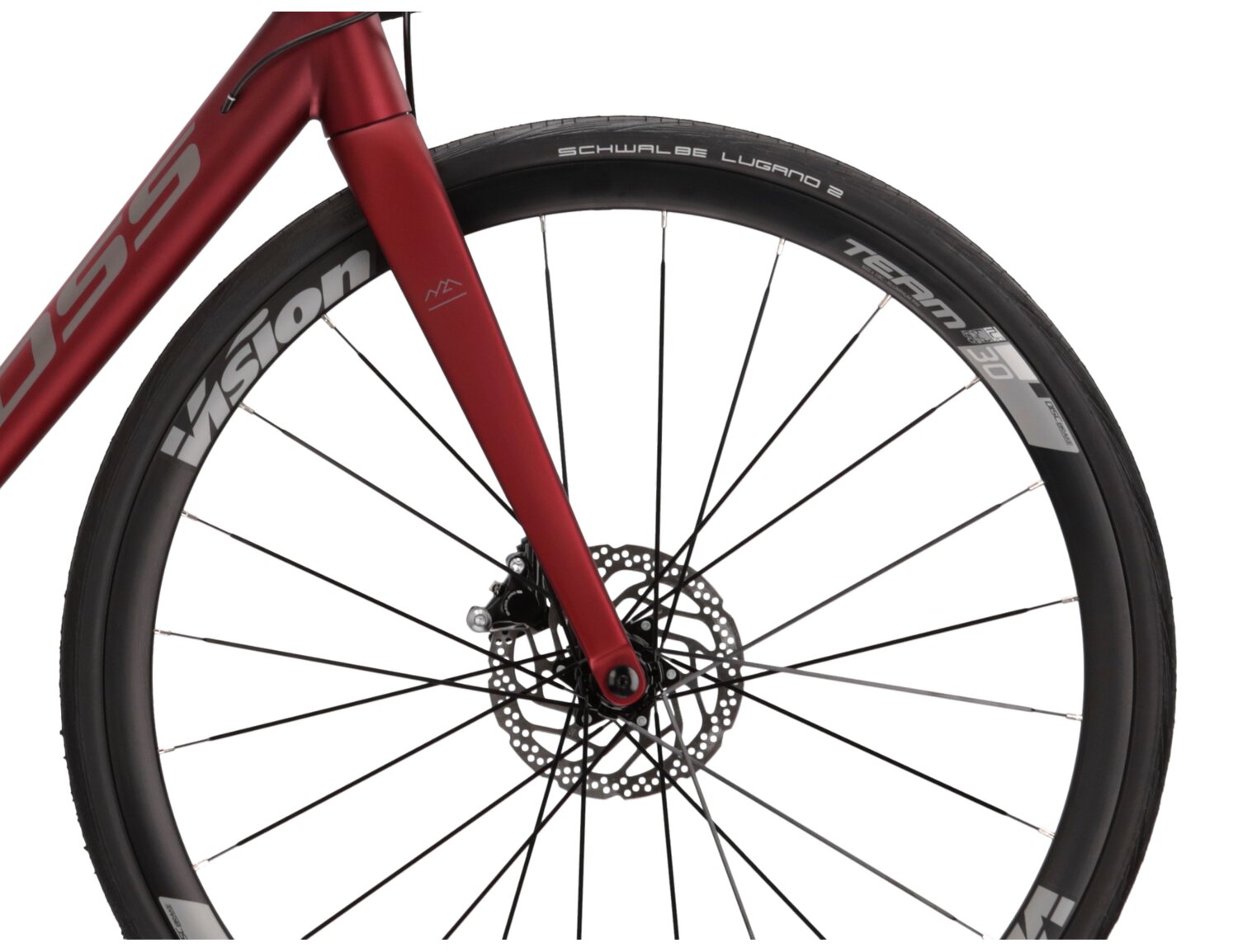  Aluminiowa rama, sztywny carbonowy widelec oraz opony Schwalbe w rowerze szosowym KROSS Vento DSC 5.0 