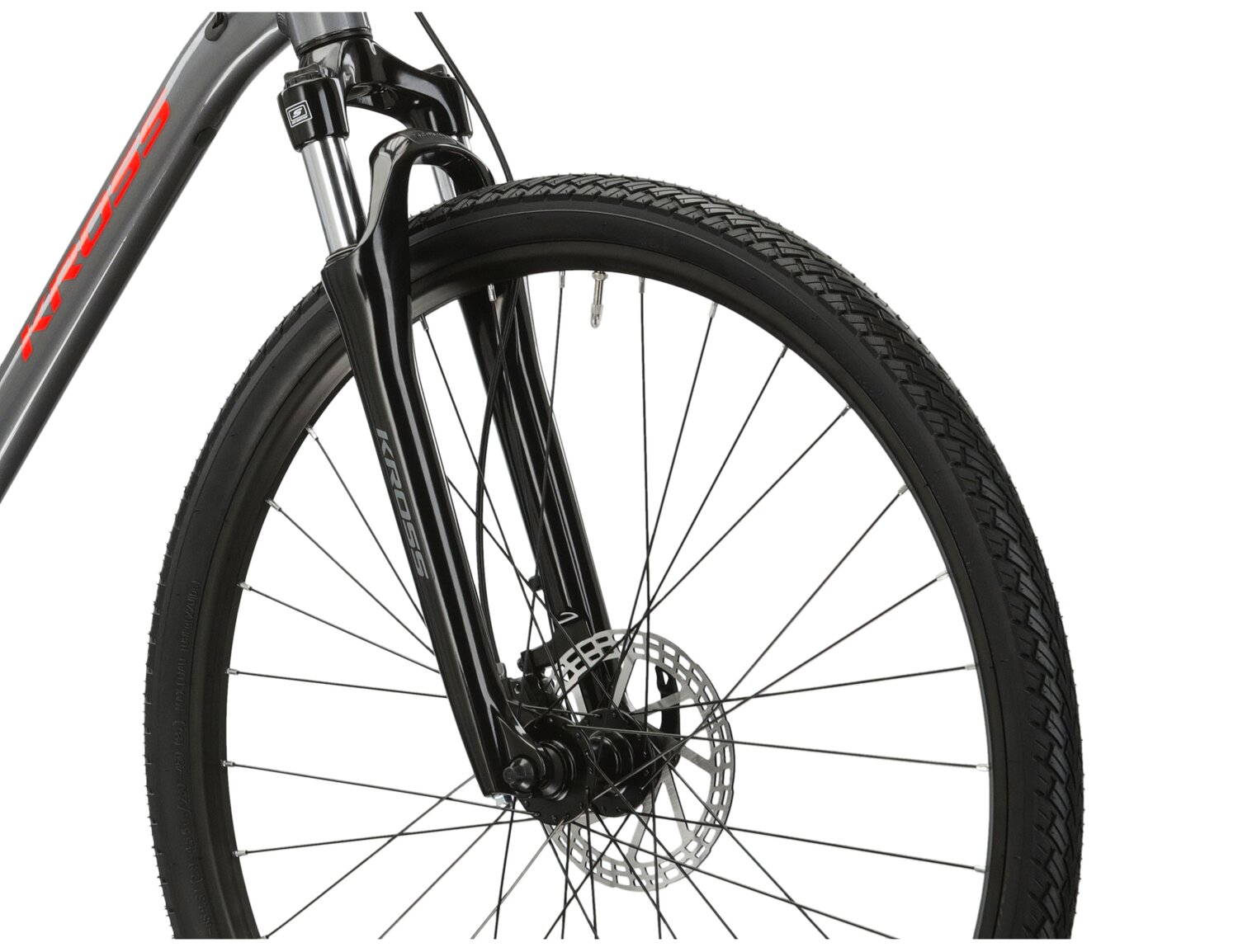  Rama z aluminium 6061, amortyzowany widelec SR Suntour Nex oraz opony WANDA G5001 28X1,75 w rowerze crossowym Kross Evado 4.0 