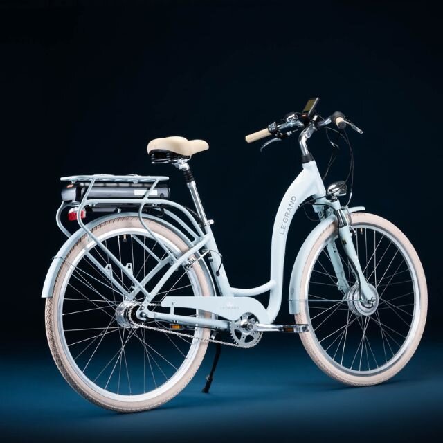 rower miejski le grand lille 2.0 w kolorze niebieskim