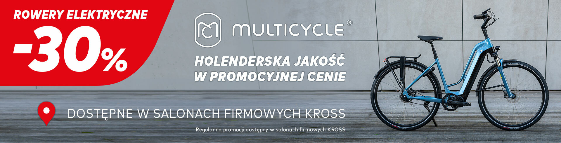 Skorzystaj z promocji na elektryczne rowery Multicycle>>